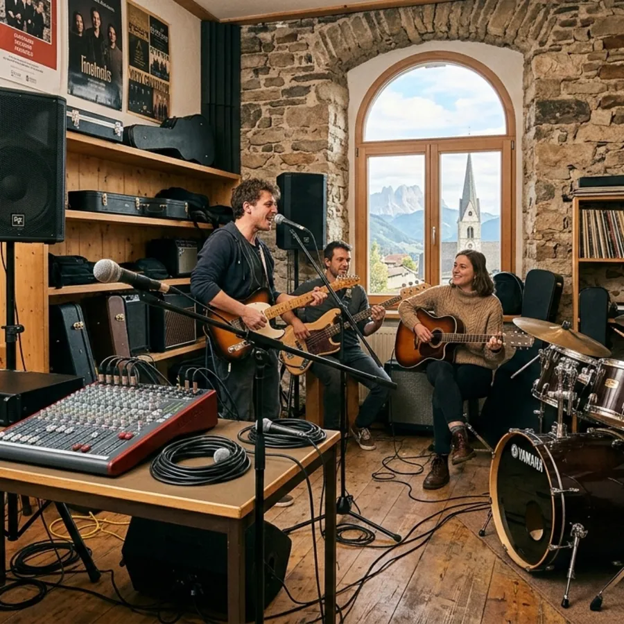 Sala prove e jam session per band e DJ