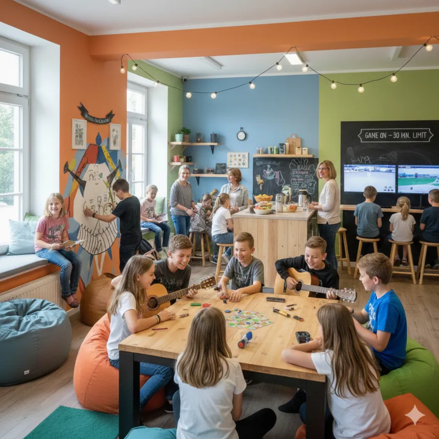 "Rinnovamento dello spazio giovani" 