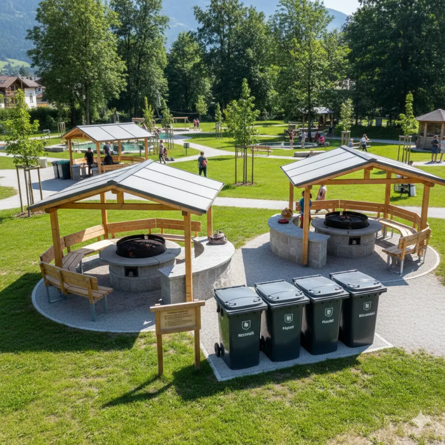 Area barbecue pubblica 