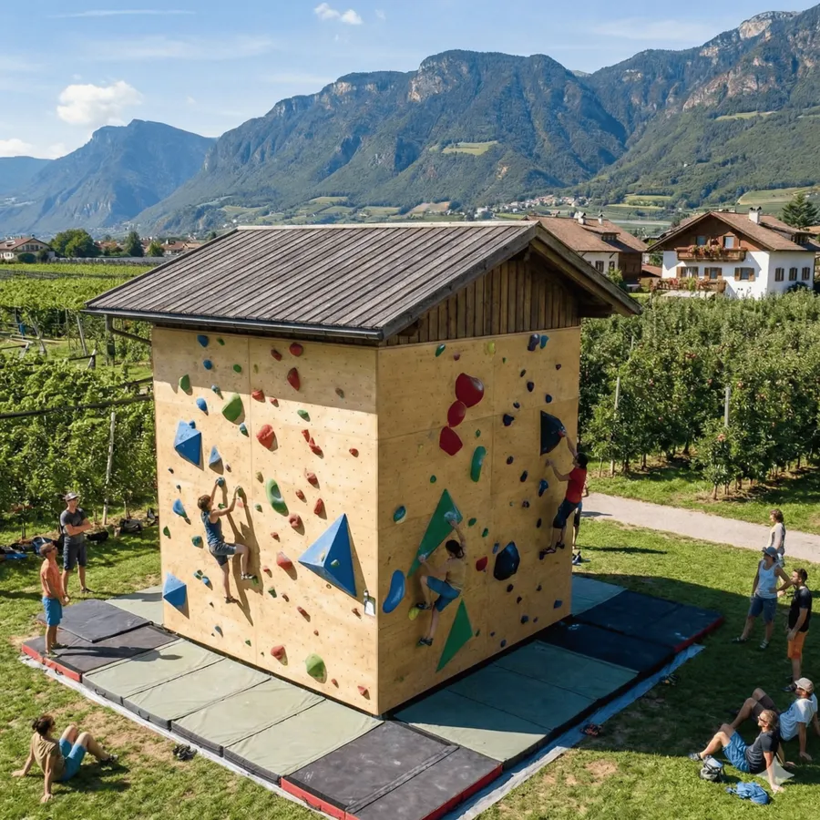 Parete da arrampicata