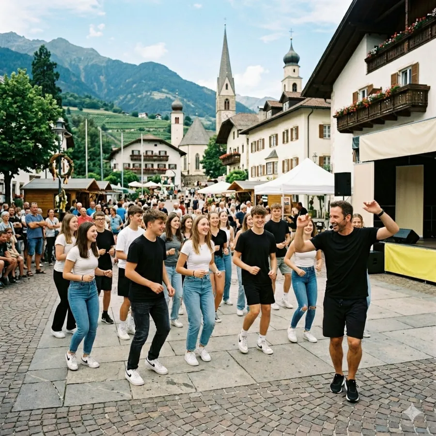 Corso di danza all'aperto