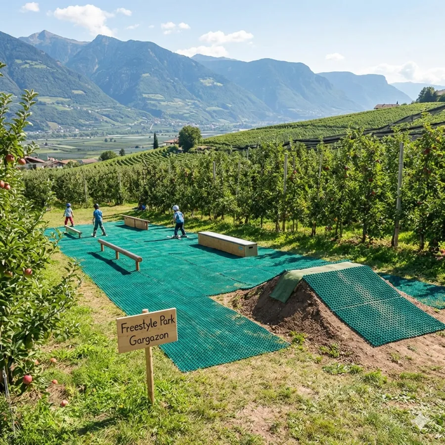 Parco di allenamento di sci freestyle
