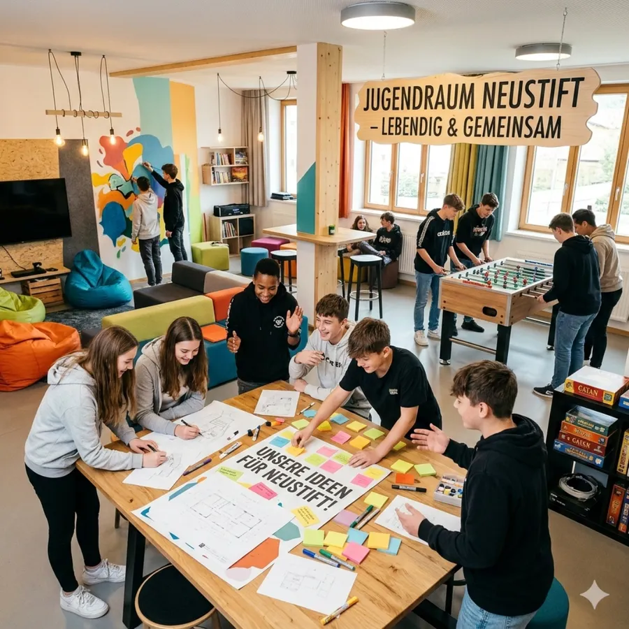 Ristrutturazione della sala giovani di Neustift