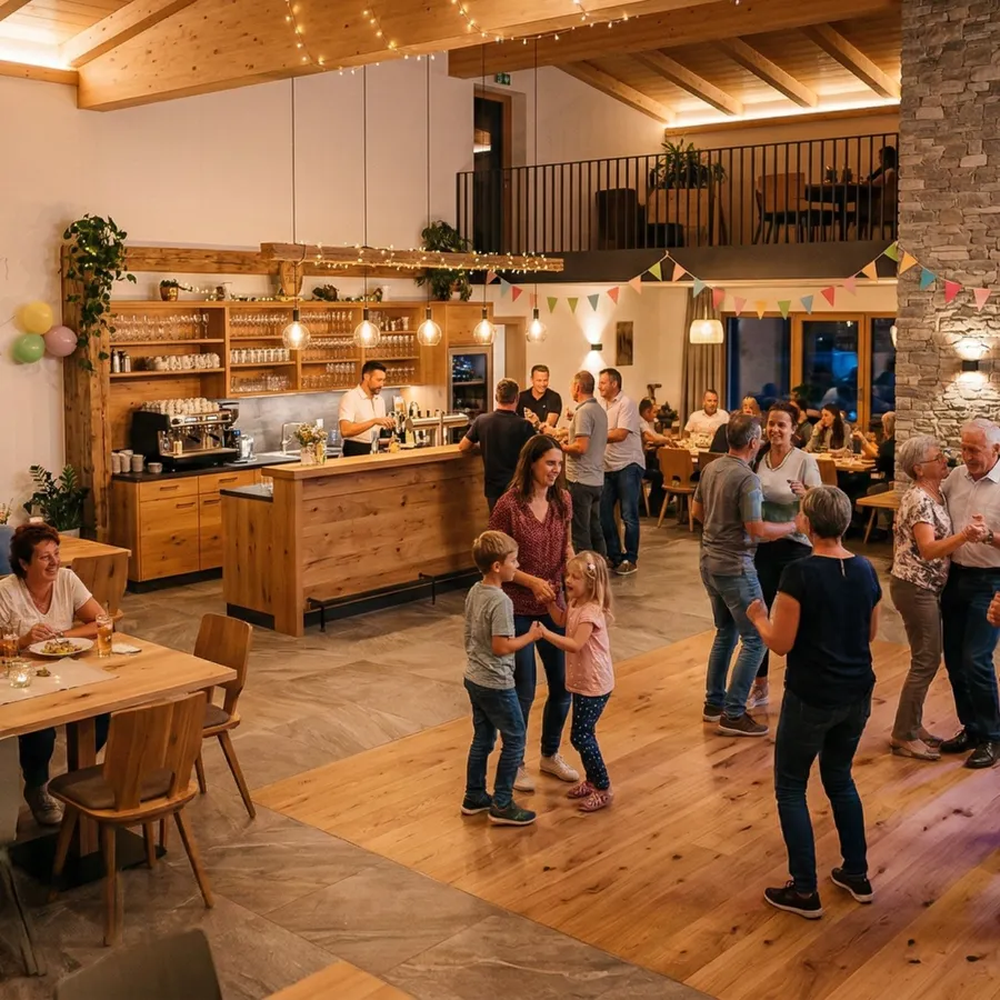 Sala feste per grandi e piccini