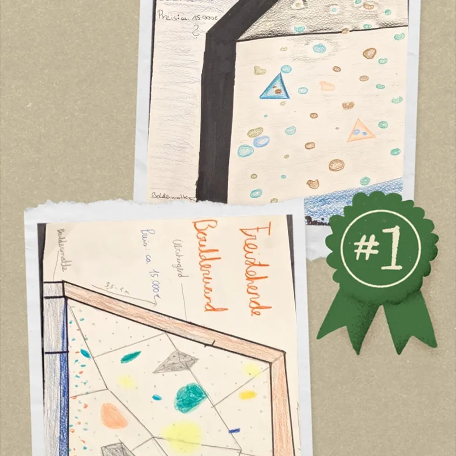 Parete da bouldering indipendente