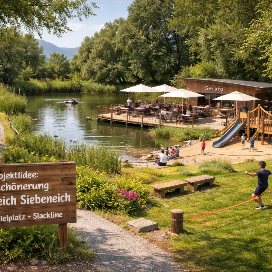 Abbellimento del laghetto da pesca, Settequerce