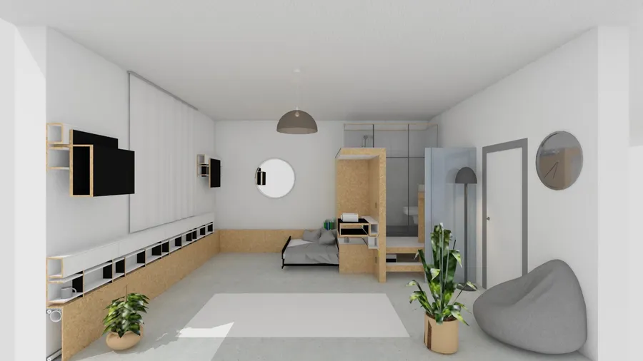 Appartamento di avviamento per giovani professi...